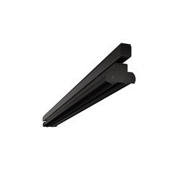 BENEITO FAURE - Luminaria Evo Track para carril de 890mm 56W 230Vac 4000K on/off negra lamas negras 30°