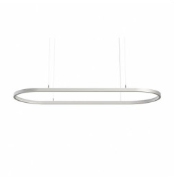 BENEITO FAURE - Luminaria Tundra In de 500x1000 56W 2700K Casambi plata