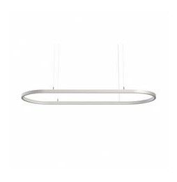 BENEITO FAURE - Luminaria Tundra In de 500x1000 56W 2700K DALI plata