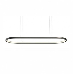 BENEITO FAURE - Luminaria Tundra In de 500x1000 56W 2700K Push negra