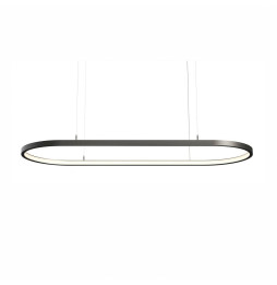 BENEITO FAURE - Luminaria Tundra In de 500x1000 56W CCT Tuya negra