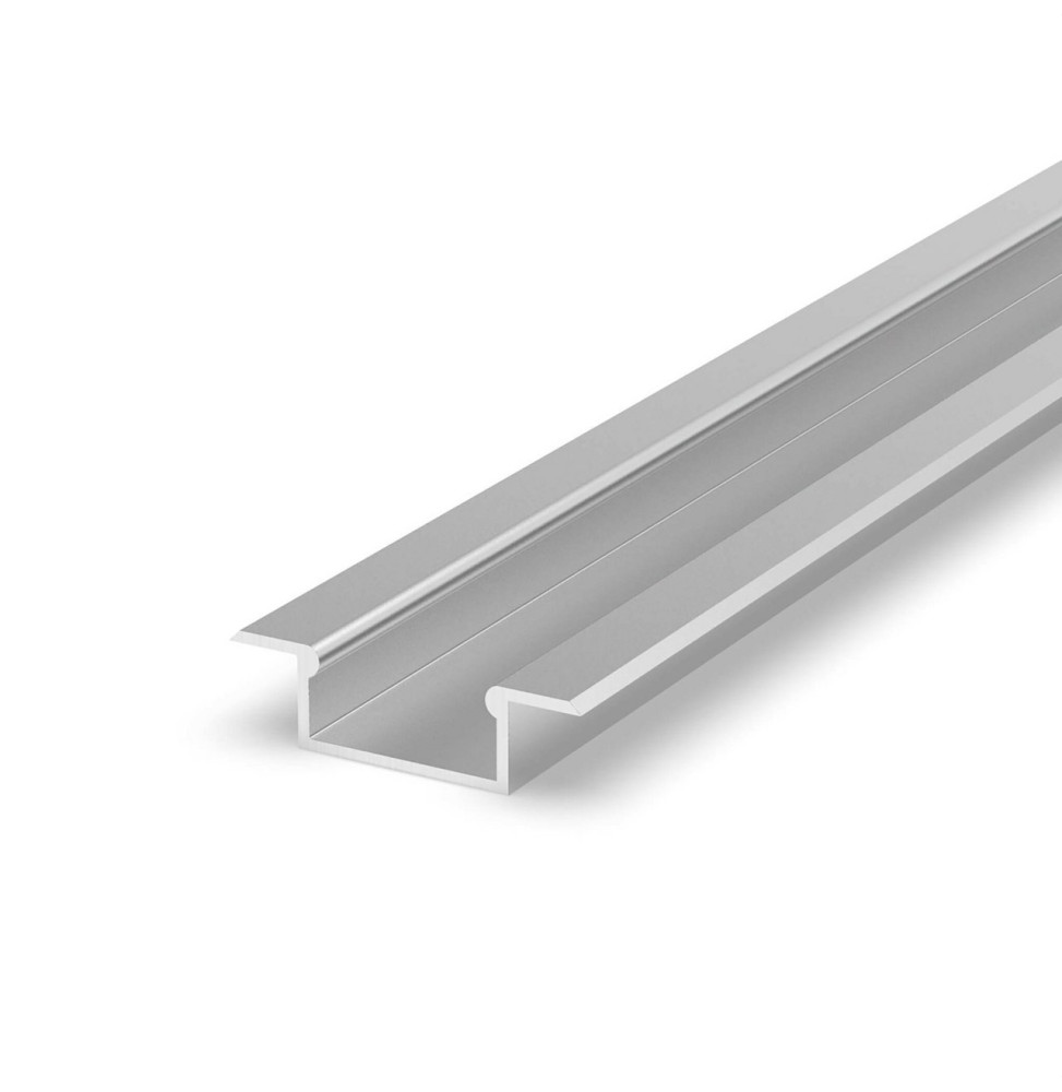 FARO - Perfil empotrable 8mm 1m gris