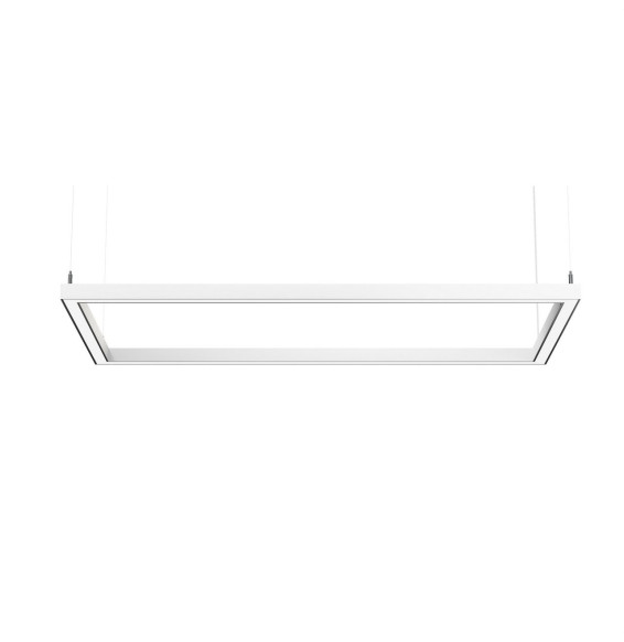 BENEITO FAURE - Luminaria Mirrow de 1050x600mm 116W 230Vac CCT Casambi blanca con porta equipos