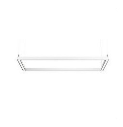 BENEITO FAURE - Luminaria Mirrow de 1050x600mm 94W 230Vac 3000K DALI blanca con porta equipos