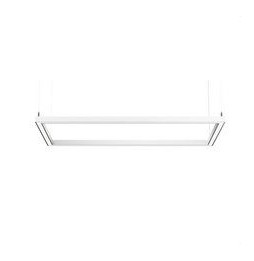BENEITO FAURE - Luminaria Mirrow de 1050x600mm 94W 230Vac 4000K DALI blanca con porta equipos