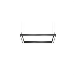 BENEITO FAURE - Luminaria Mirrow de 600x600mm 69W 230Vac 3000K DALI negra con porta equipos