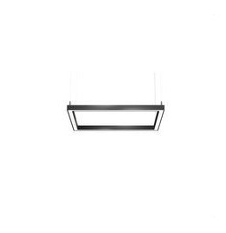 BENEITO FAURE - Luminaria Mirrow de 600x600mm 85W 230Vac CCT Casambi negra con porta equipos