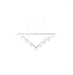 BENEITO FAURE - Luminaria Tax triangulo 600mm 36W 230Vac RGBW Tuya blanca con caja porta equipos