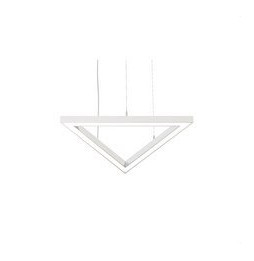 BENEITO FAURE - Luminaria Tax triangulo 600mm 64W 230Vac 3000K Tuya blanca con caja porta equipos