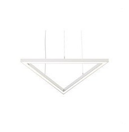 BENEITO FAURE - Luminaria Tax triangulo 840mm 50W 230Vac RGBW Tuya blanca con caja porta equipos