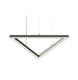BENEITO FAURE - Luminaria Tax triangulo 840mm 50W 230Vac RGBW Tuya negra con caja porta equipos