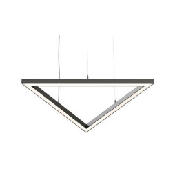 BENEITO FAURE - Luminaria Tax triangulo 840mm 90W 230Vac 3000K Tuya negra con caja porta equipos