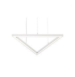 BENEITO FAURE - Luminaria Tax triangulo 840mm 90W 230Vac 3000K Tuya blanca con caja porta equipos