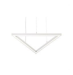 BENEITO FAURE - Luminaria Tax triangulo 840mm 90W 230Vac 4000K Tuya blanca con caja porta equipos