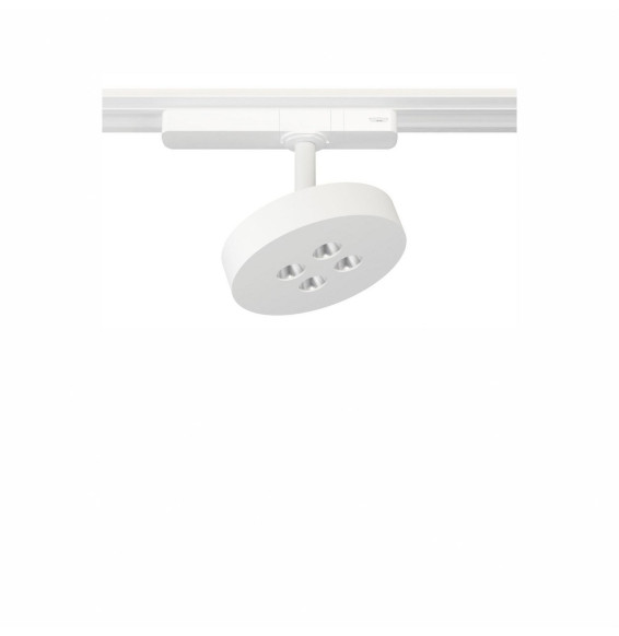 Decodificador Cookie 12W carril trifásico 38° switch 2700K-3200K-4000K blanco