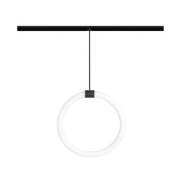 BENEITO FAURE - Luminaria FINE 25 CIRCLE 48V 19W carril magnético 3000K negro mate