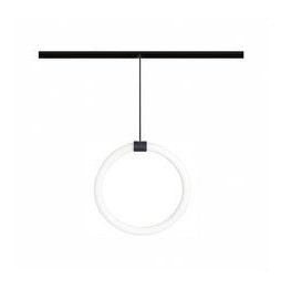 BENEITO FAURE - Luminaria FINE 25 CIRCLE 48V 19W carril magnético 3000K negro mate