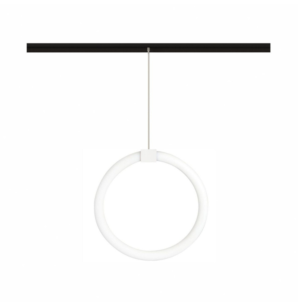 BENEITO FAURE - Luminaria FINE 25 CIRCLE 48V 19W carril magnético 4000K plata mate