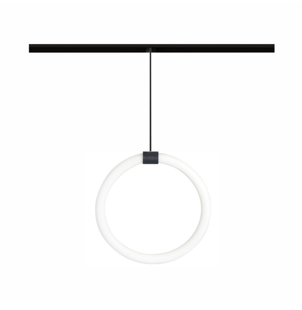 BENEITO FAURE - Luminaria FINE 25 CIRCLE 48V 19W carril magnético 4000K negro mate