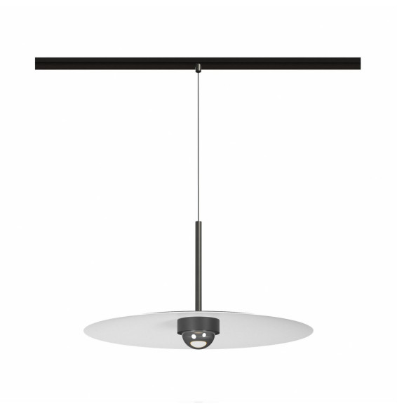 BENEITO FAURE - Luminaria HAT 48V suspensión 8W carril magnético 3000K negro mate