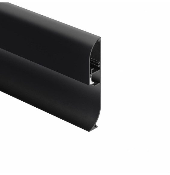 BENEITO FAURE - Carril por metro Box 65 12W/m superficie/zócalo 100° negro