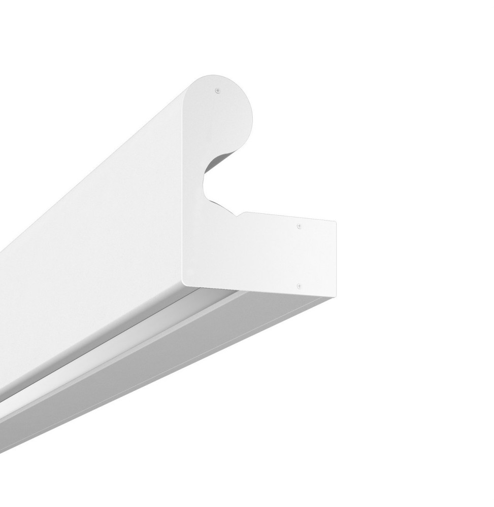 BENEITO FAURE - Carril por metro Box 98 railing 2x15W/m superficie/barandilla blanco