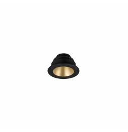 BENEITO FAURE - Downlight Nano Pulsar Round negro/oro mate trim