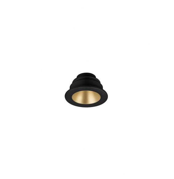 BENEITO FAURE - Downlight Nano Pulsar Round negro/oro mate trim