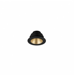 BENEITO FAURE - Downlight Nano Pulsar Round negro/oro mate trim