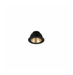 BENEITO FAURE - Downlight Nano Pulsar Round negro/oro mate trim