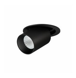 BENEITO FAURE - Downlight Oxo Round dimable 12W 15°/38°/60° switch 2700K/3200K/4000K negro triac dimm