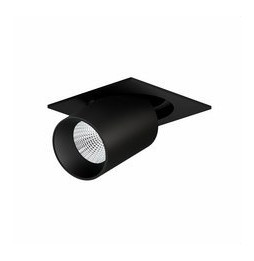 BENEITO FAURE - Downlight Oxo Square dimable 12W 15°/38°/60° switch 2700K/3200K/4000K negro triac dimm