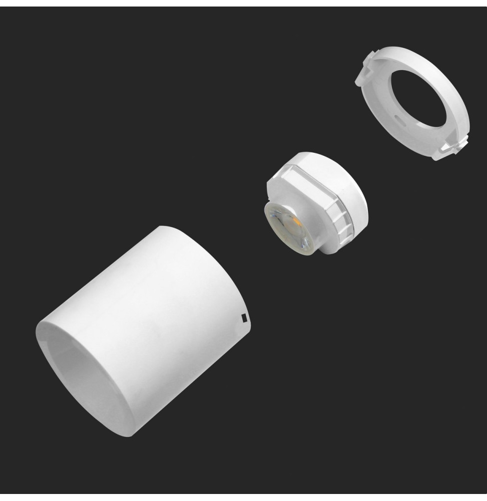 NAVIGATOR - Accesorio superficie MILAN redondo PVC para downlight LED