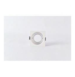 NAVIGATOR - Aro dicroica cuadrado fijo GROSA NFS blanco