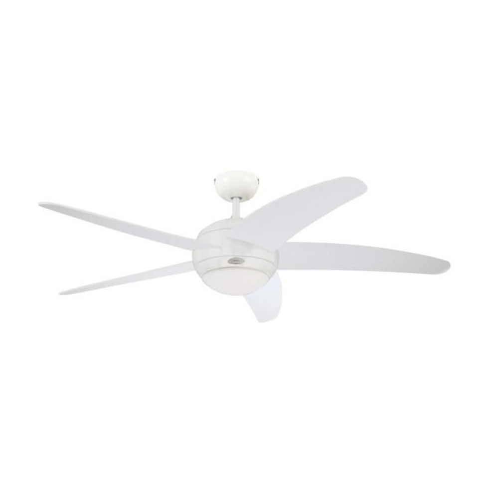 FARHO - Ventilador de techo tradicional Bendan 132cm 52" con mando a distancia blanco