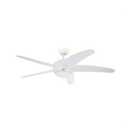 FARHO - Ventilador de techo tradicional Bendan 132cm 52" con mando a distancia blanco