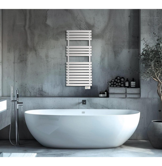 FARHO - Toallero NOVA Deco Little 400W con fluido digital y programable blanco