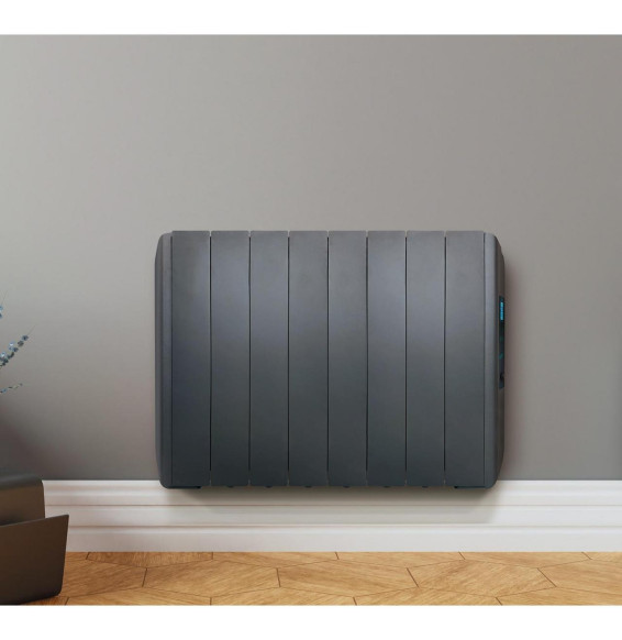 FARHO - Emisor térmico ECO GREEN ULTRA ANTRACITA-12 12 elementos 2000W bajo consumo digital y programable antracita