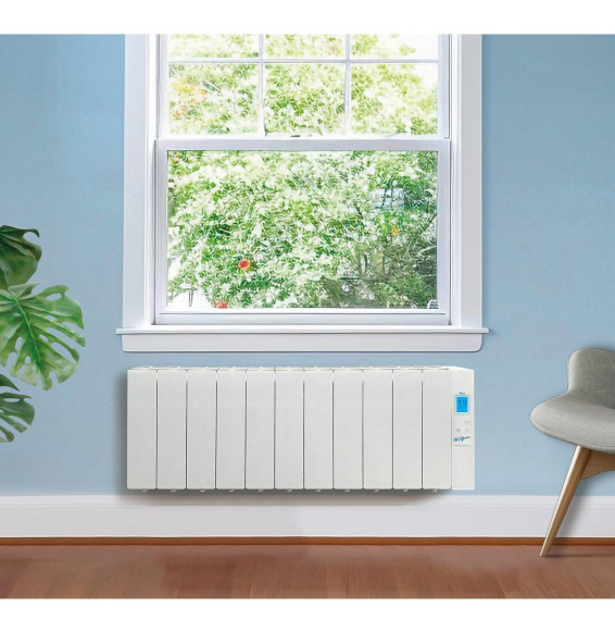 FARHO - Emisor térmico LPW-09 675W altura 350mm bajo consumo domotizable