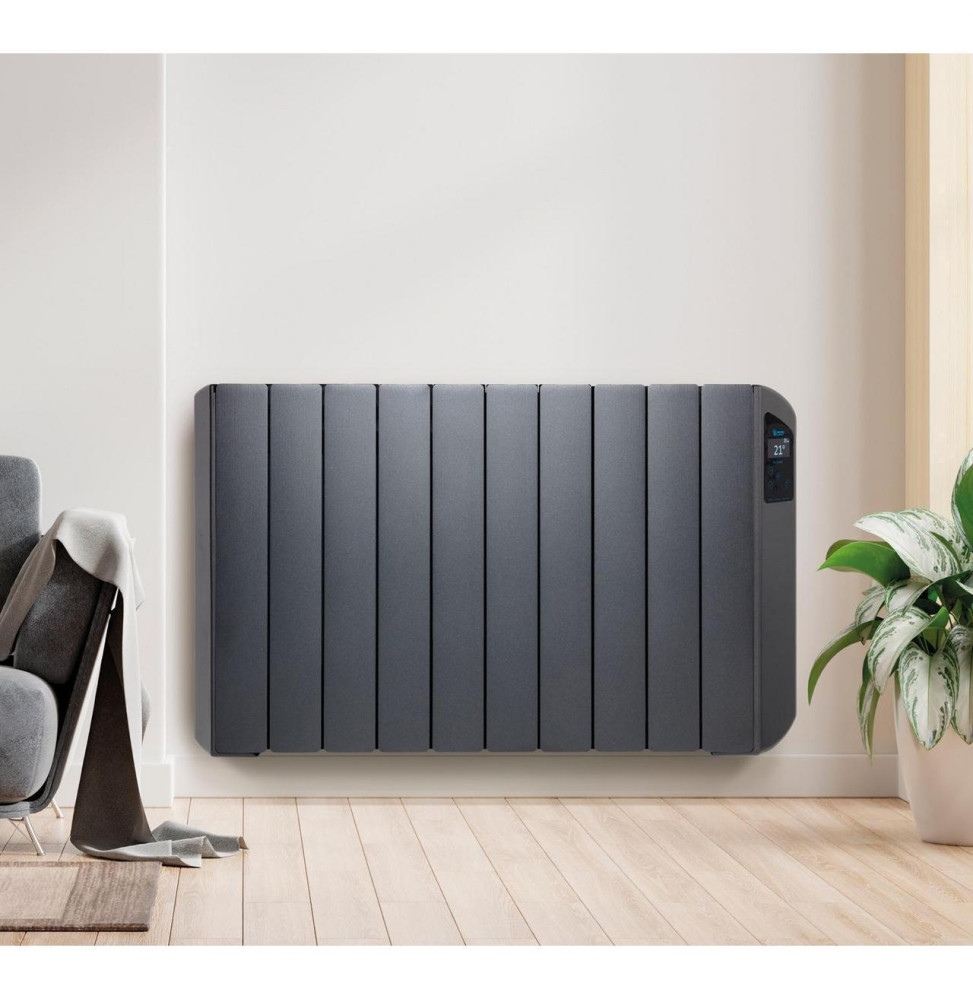 FARHO - Emisor térmico VICTORIA-12 2000W bajo consumo domotizable antracita