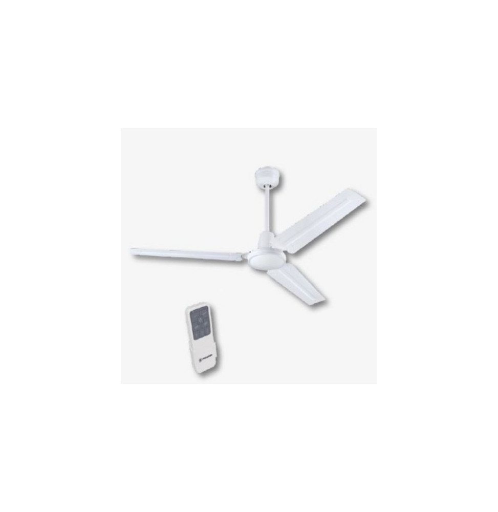 FARHO - Ventilador de techo INDUSTRIAL DC 142cm blanco mate