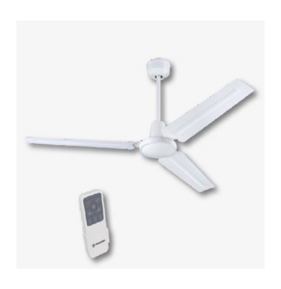 FARHO - Ventilador de techo INDUSTRIAL DC 142cm blanco mate