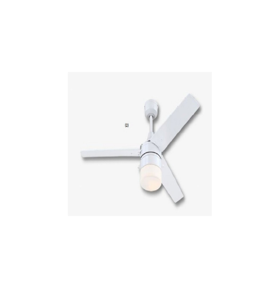 FARHO - Ventilador de techo RIVERTON 132cm blanco mate