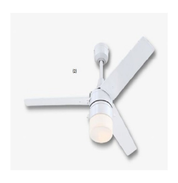 FARHO - Ventilador de techo RIVERTON 132cm blanco mate