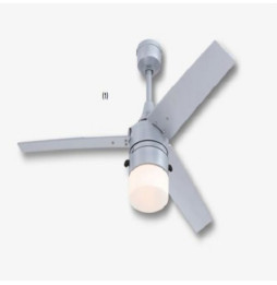 FARHO - Ventilador de techo RIVERTON 132cm plateado