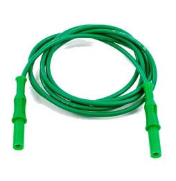HT-INSTRUMENTS - Cable 1,5m banana-banana 4mm verde
