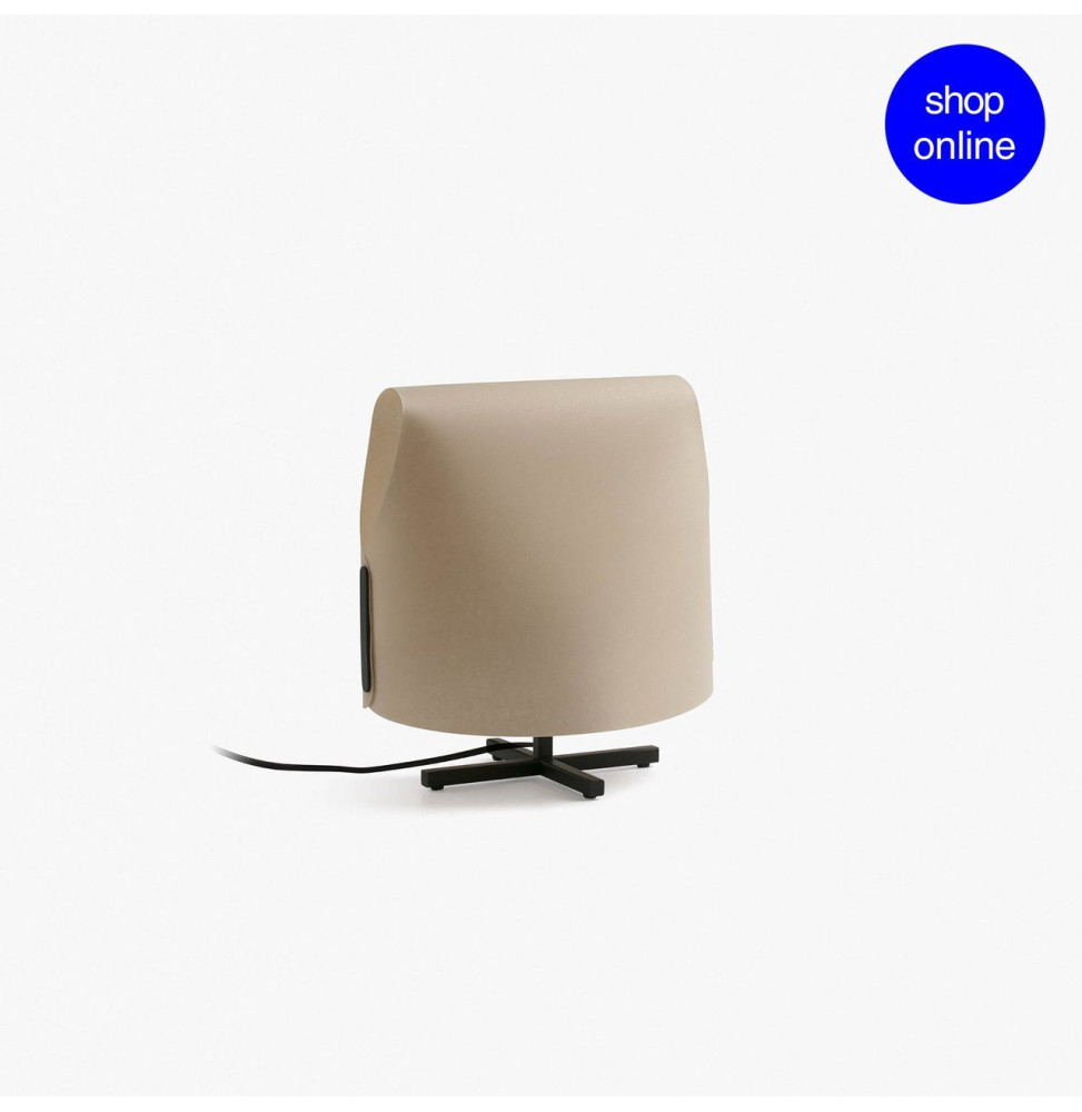 FARO - Luminaria sobremesa LUANG S 295 1XE28 negro / camel
