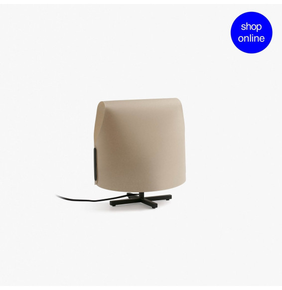 FARO - Luminaria sobremesa LUANG S 295 1XE28 negro / camel