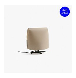 FARO - Luminaria sobremesa LUANG S 295 1XE28 negro / camel