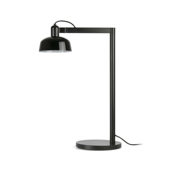 FARO - Luminaria sobremesa pantalla TATAWIN 1xE27 negra